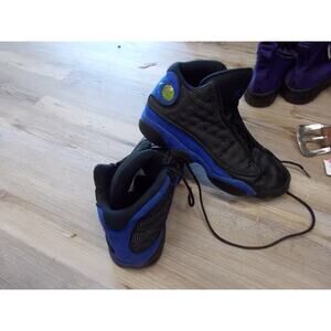 Nike Air Jordan 13 Retro Black Hyper Royal Tennis Shoes